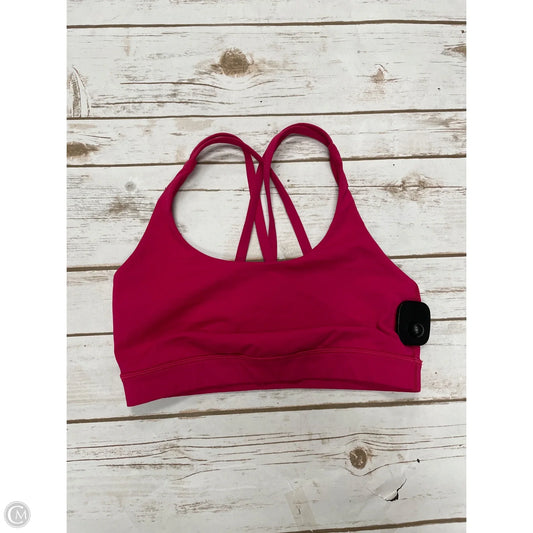 Athletic Bra By Lululemon In Pink, Size: 6