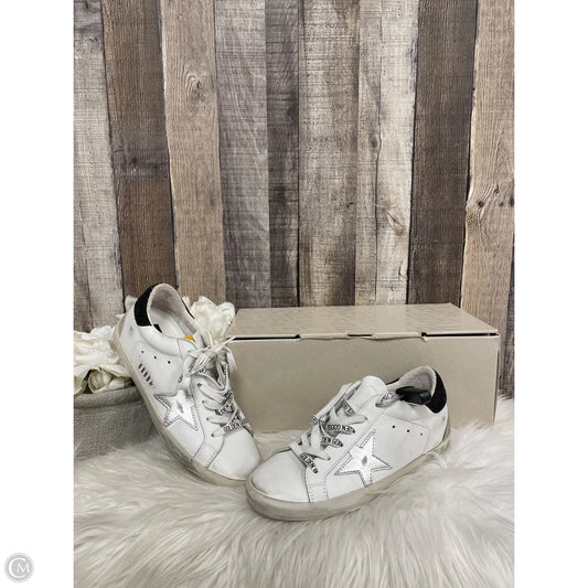 Shoes Luxury Designer By Golden Goose In White, Size: 7