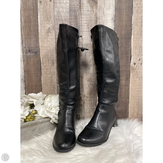Boots Knee Heels By Kelly And Katie In Black, Size: 7