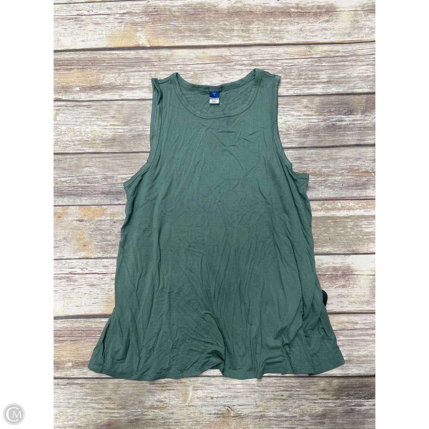 Top Sleeveless Basic By Old Navy In Green, Size: S
