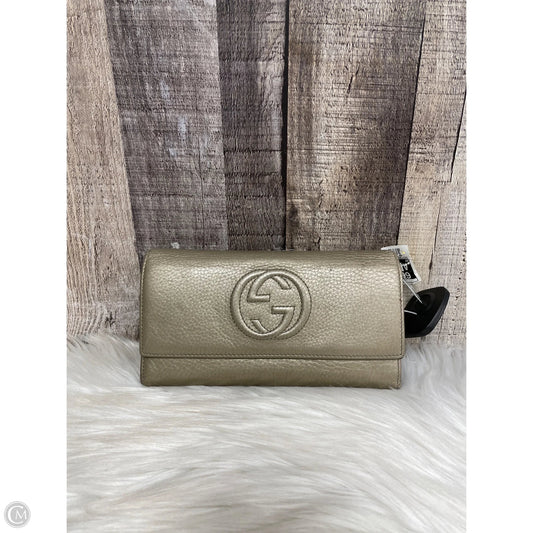 Wallet Luxury Designer By Gucci, Size: Large