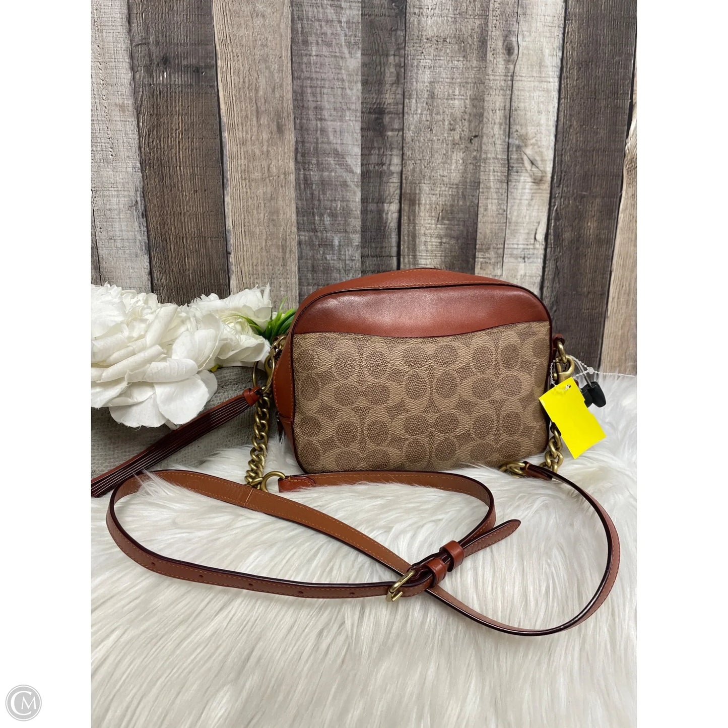 Crossbody Designer By Coach, Size: Medium