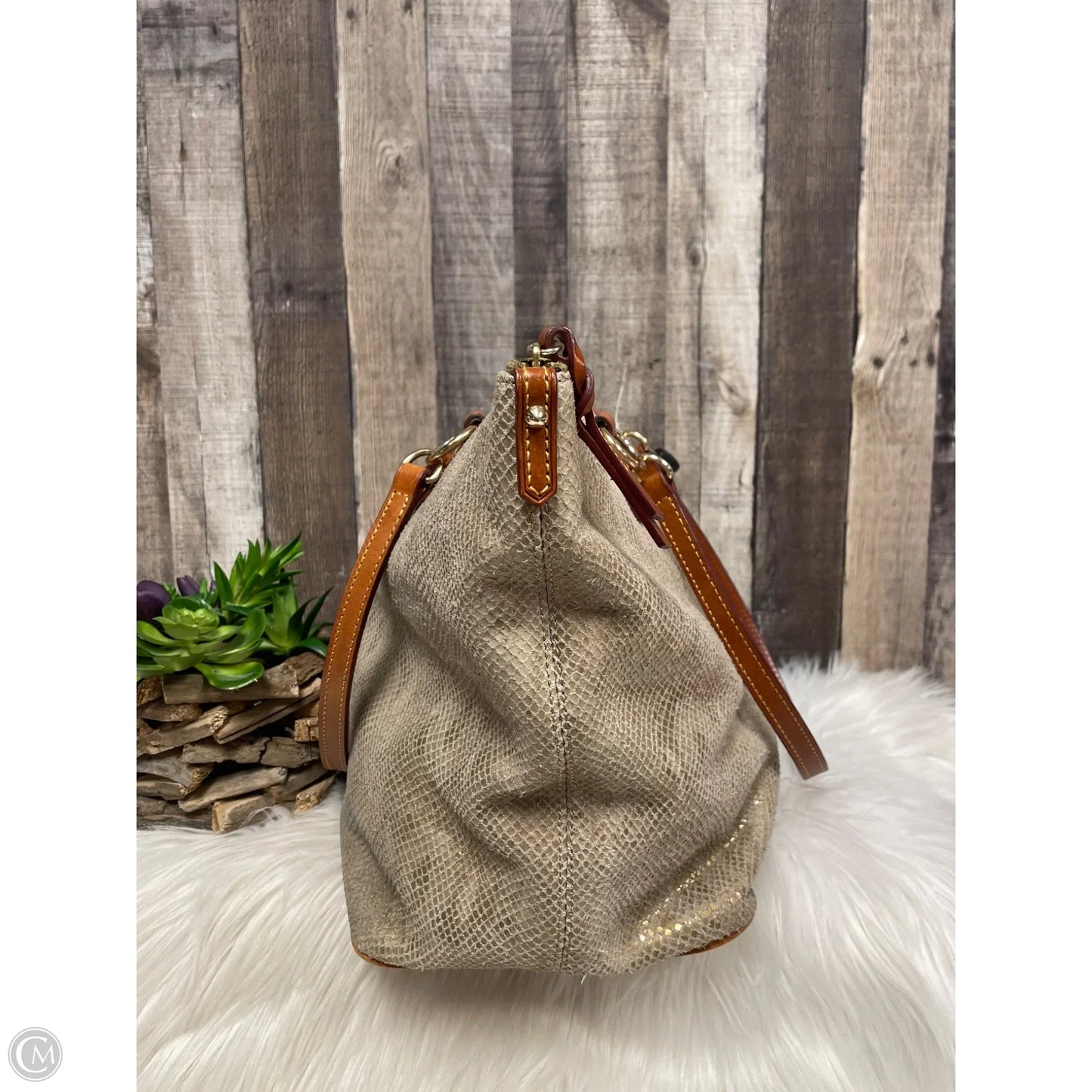 Handbag Designer By Dooney And Bourke, Size: Large