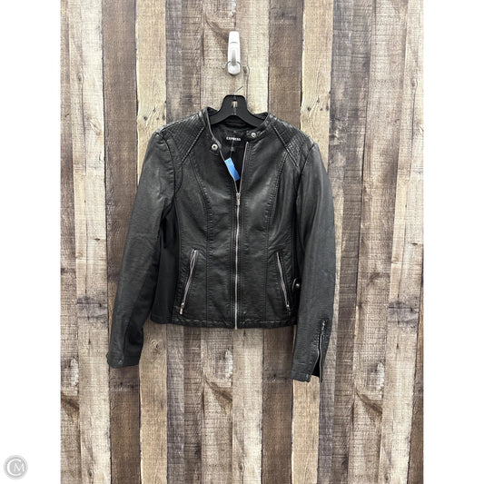Jacket Moto By Express In Black, Size: Xs