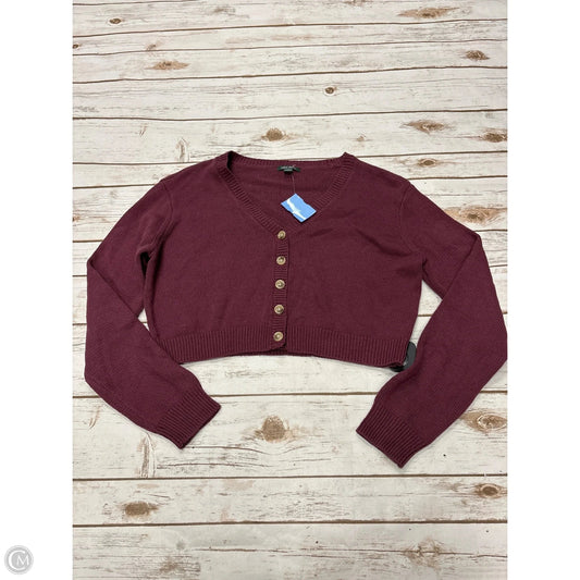 Cardigan By Wild Fable In Maroon, Size: S
