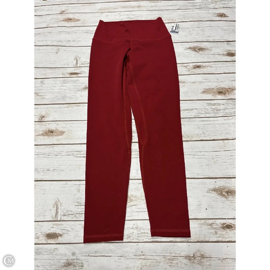 Athletic Leggings By Cme In Red, Size: S