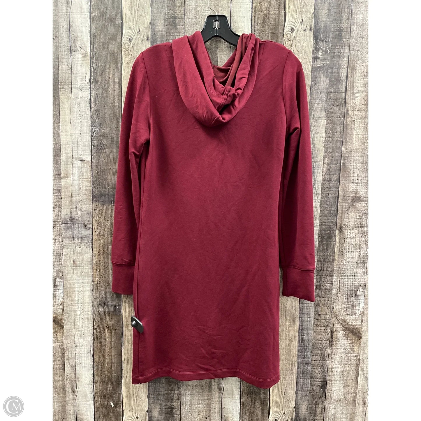 Dress Casual Short By Calvin Klein In Maroon, Size: S