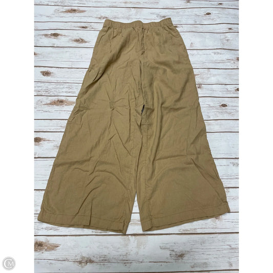 Pants Wide Leg By American Eagle In Tan, Size: S