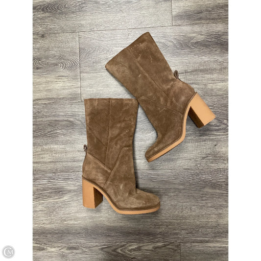 Boots Knee Heels By Dolce Vita In Brown, Size: 7.5