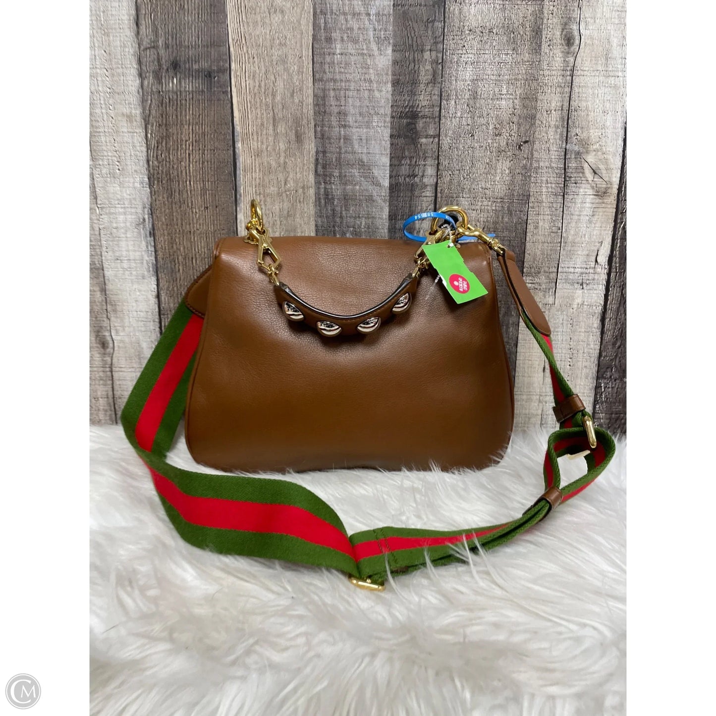 Crossbody Luxury Designer By Gucci, Size: Medium