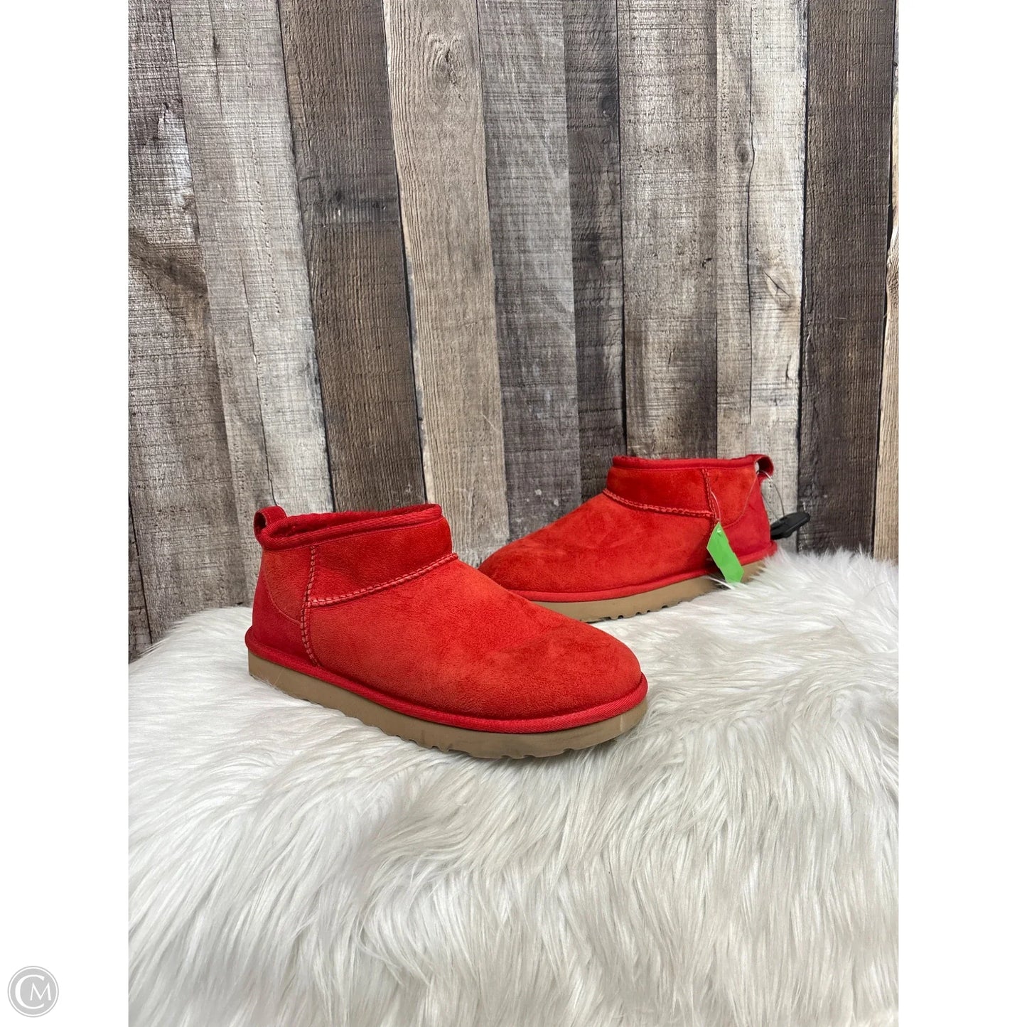 Boots Designer By Ugg In Red, Size: 10