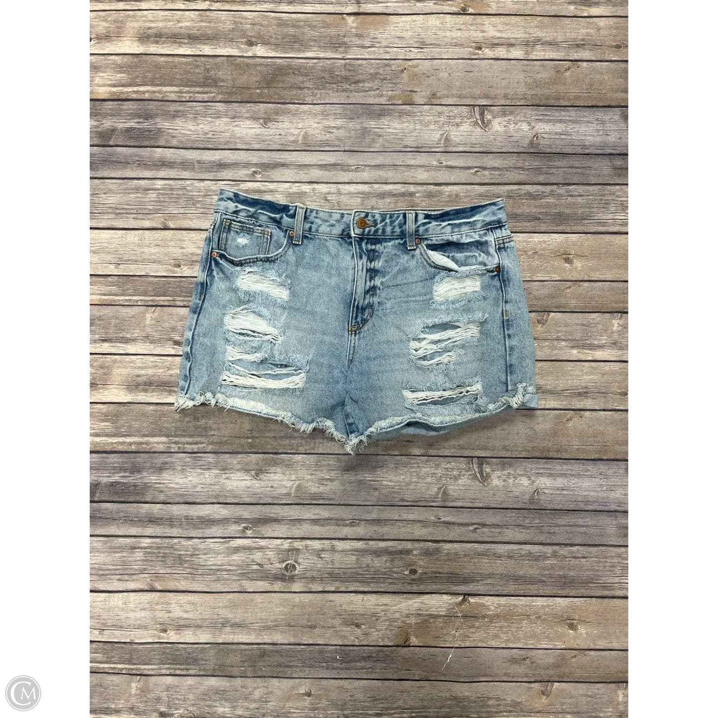 Shorts By Celebrity Pink In Blue Denim, Size: 12