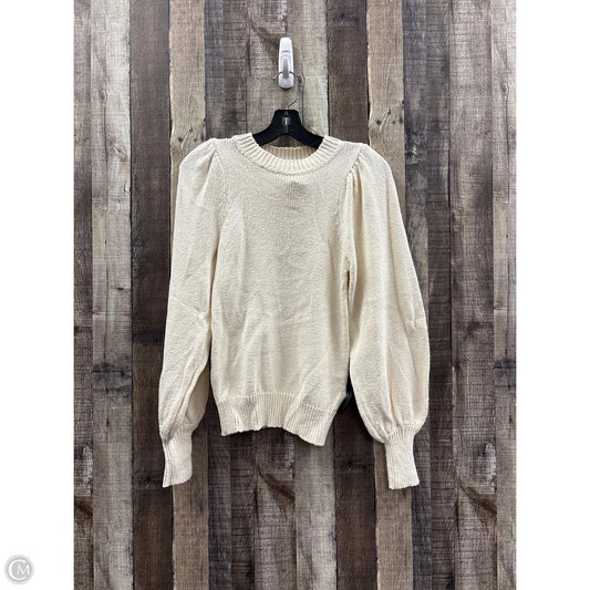 Sweater By 525 In Cream, Size: Xs