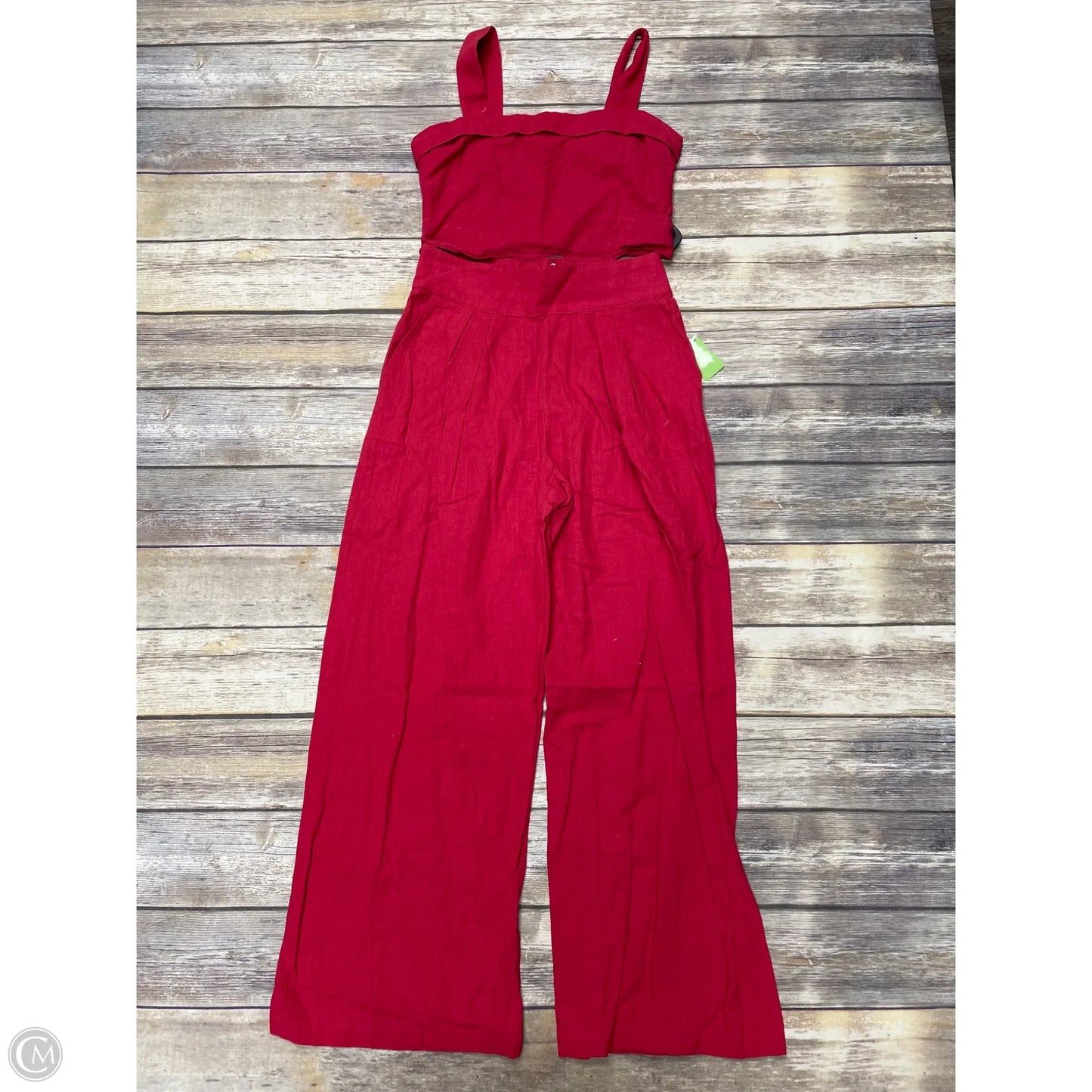 Pants Set 2pc By Abercrombie And Fitch In Red, Size: S