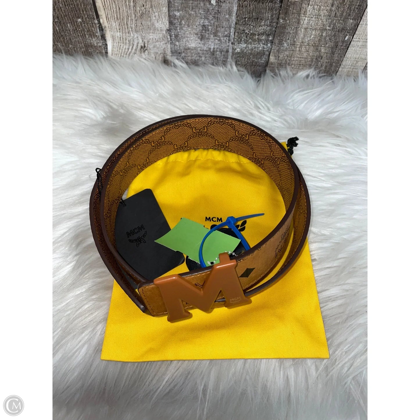 Belt Luxury Designer By Mcm, Size: Small