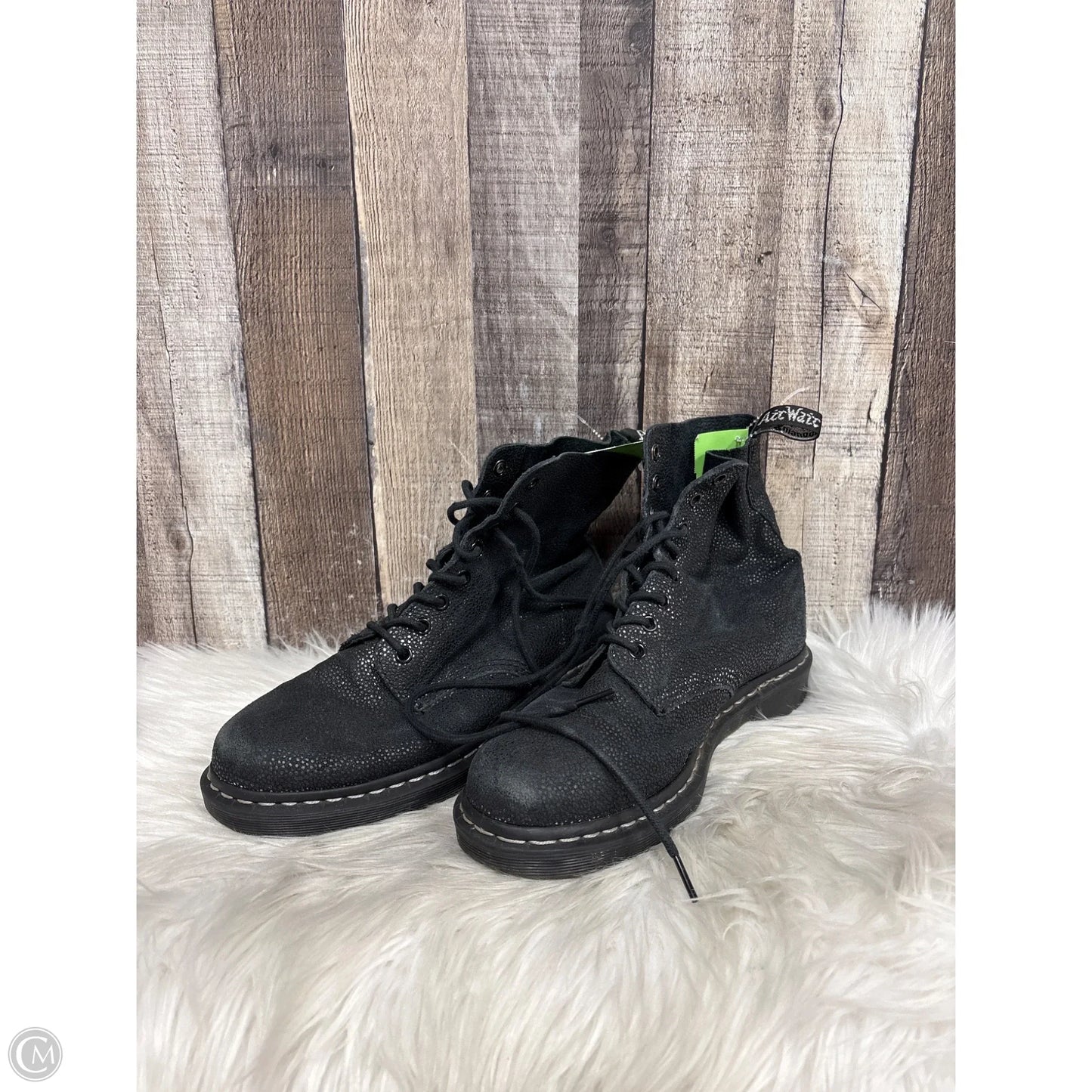 Boots Ankle Flats By Dr Martens In Black, Size: 10
