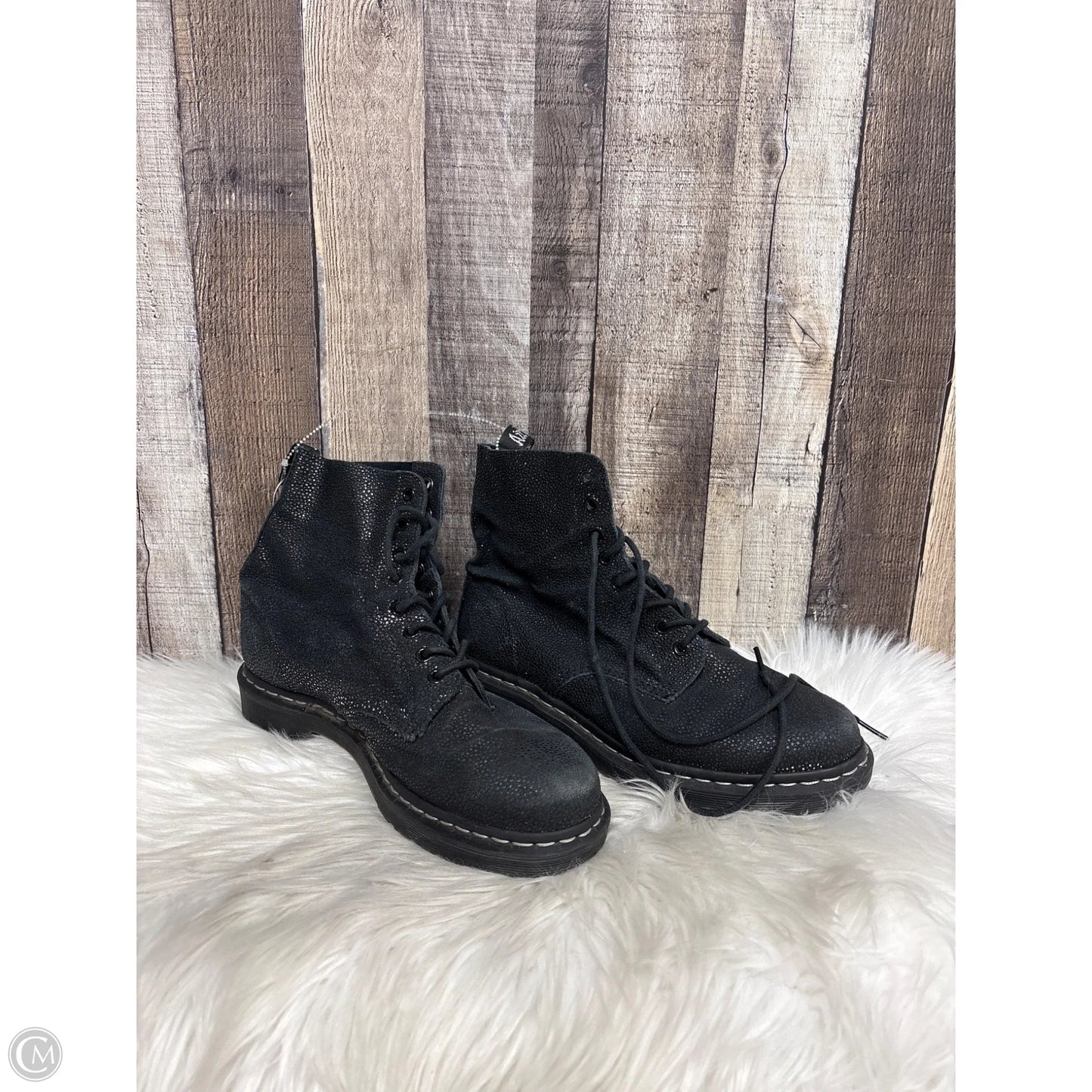 Boots Ankle Flats By Dr Martens In Black, Size: 10