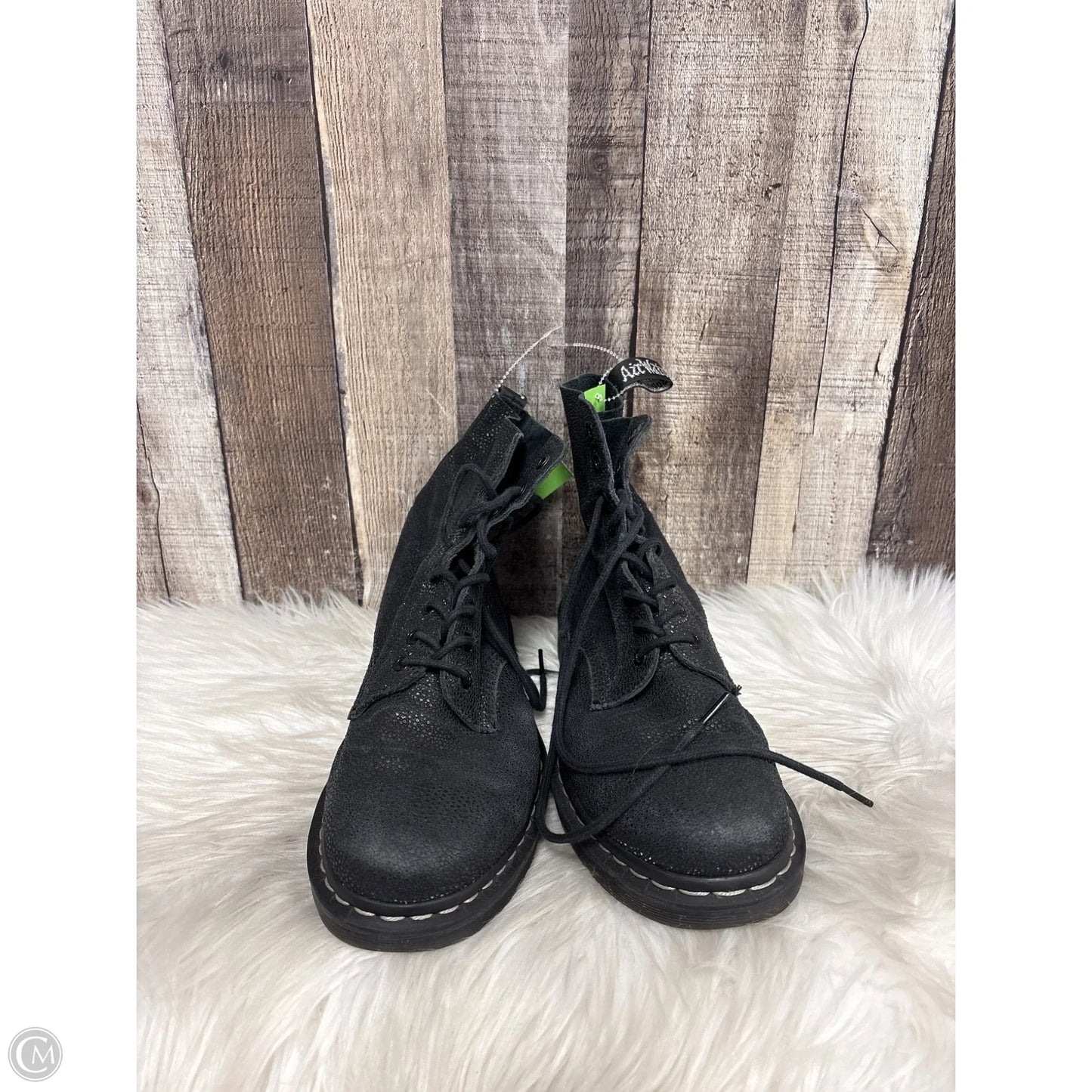 Boots Ankle Flats By Dr Martens In Black, Size: 10