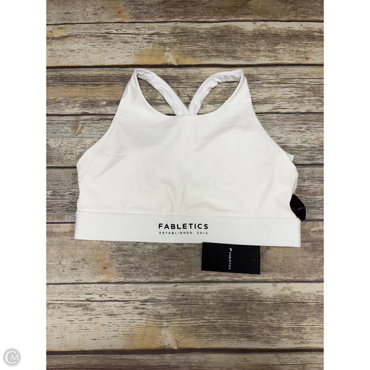 Athletic Tank Top By Fabletics In White, Size: Xl