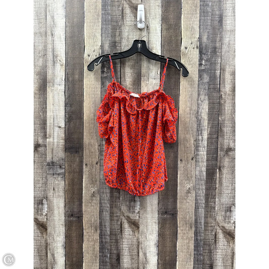 Top Sleeveless By Sienna Sky In Floral Print, Size: L