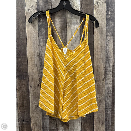 Top Sleeveless By Peyton Jensen In Yellow, Size: M