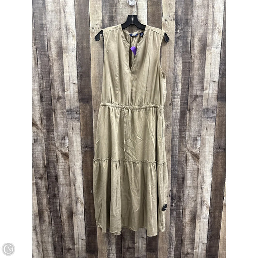 Dress Casual Maxi By Lands End In Tan, Size: L