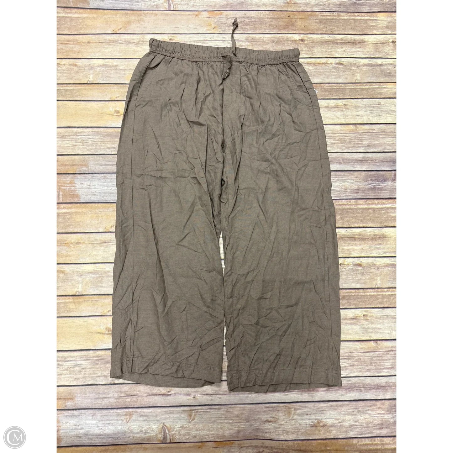Pants Linen By Splendid In Taupe, Size: L