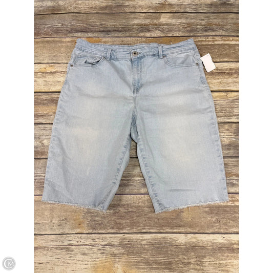 Shorts By Style And Company In Blue Denim, Size: 14
