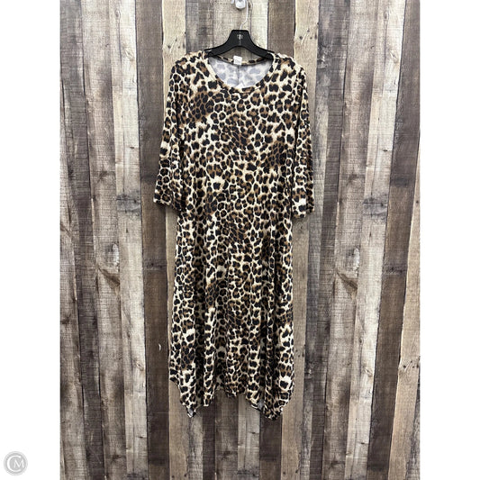 Dress Casual Maxi By Cmf In Animal Print, Size: M