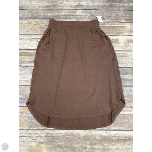 Skirt Mini & Short By Zenana In Brown, Size: M