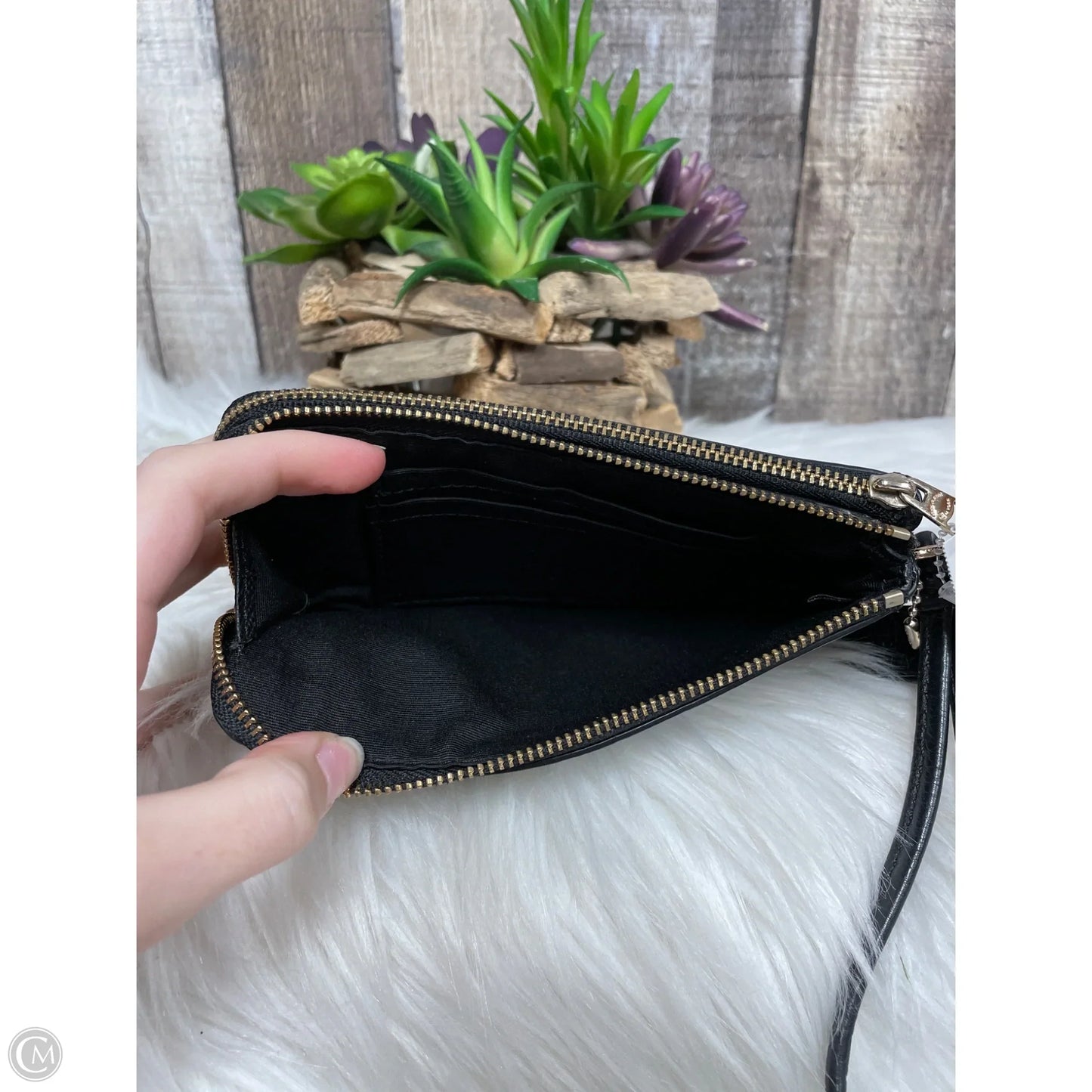 Wristlet Designer By Coach, Size: Medium