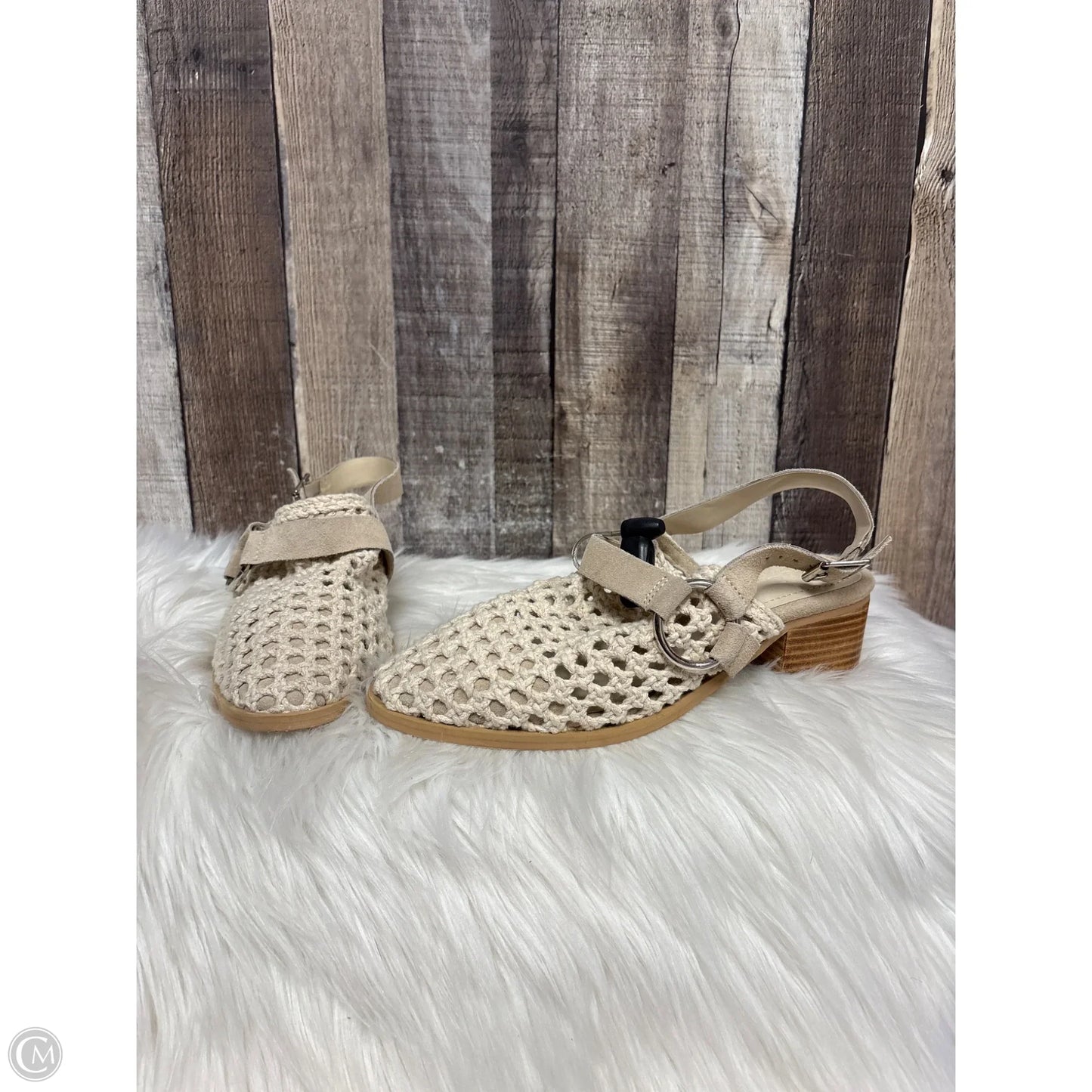 Sandals Flats By Cme In Cream, Size: 8
