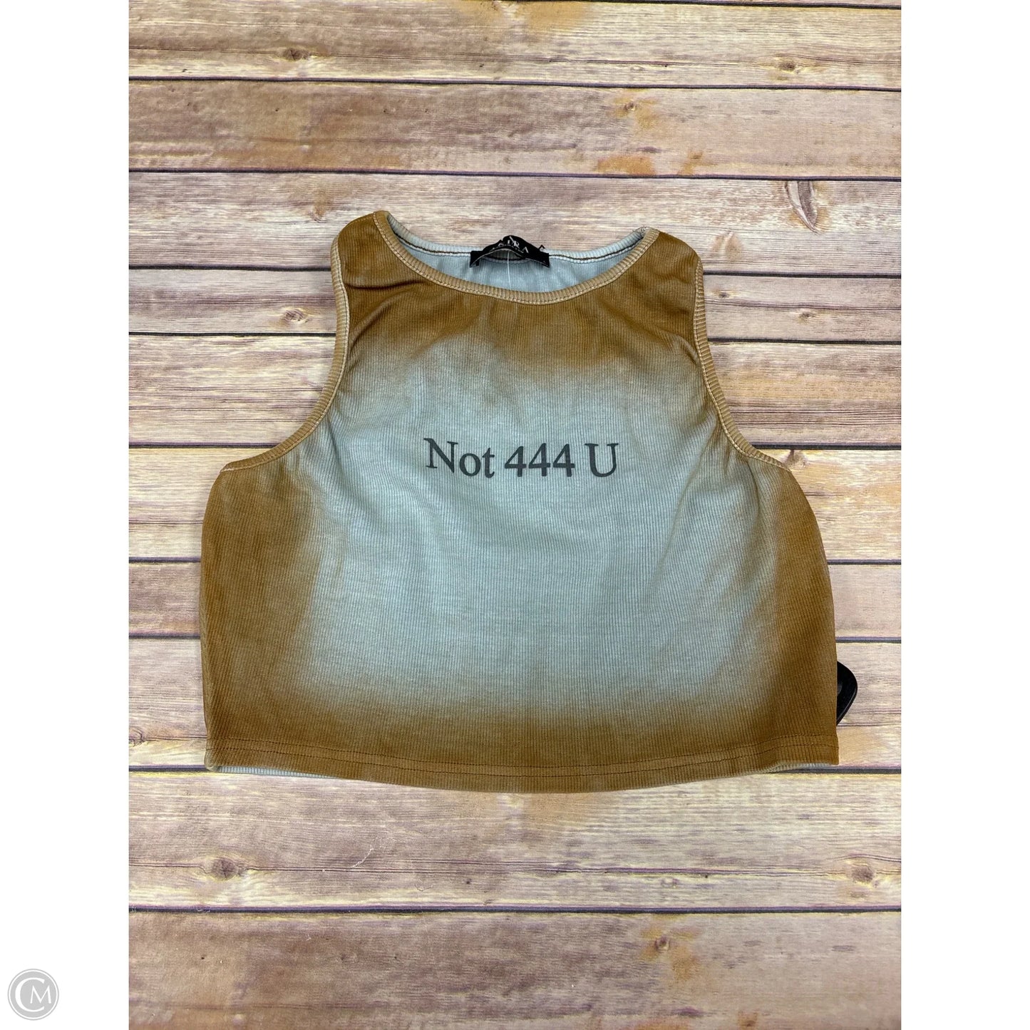 Top Sleeveless By Akira In Tie Dye Print, Size: L