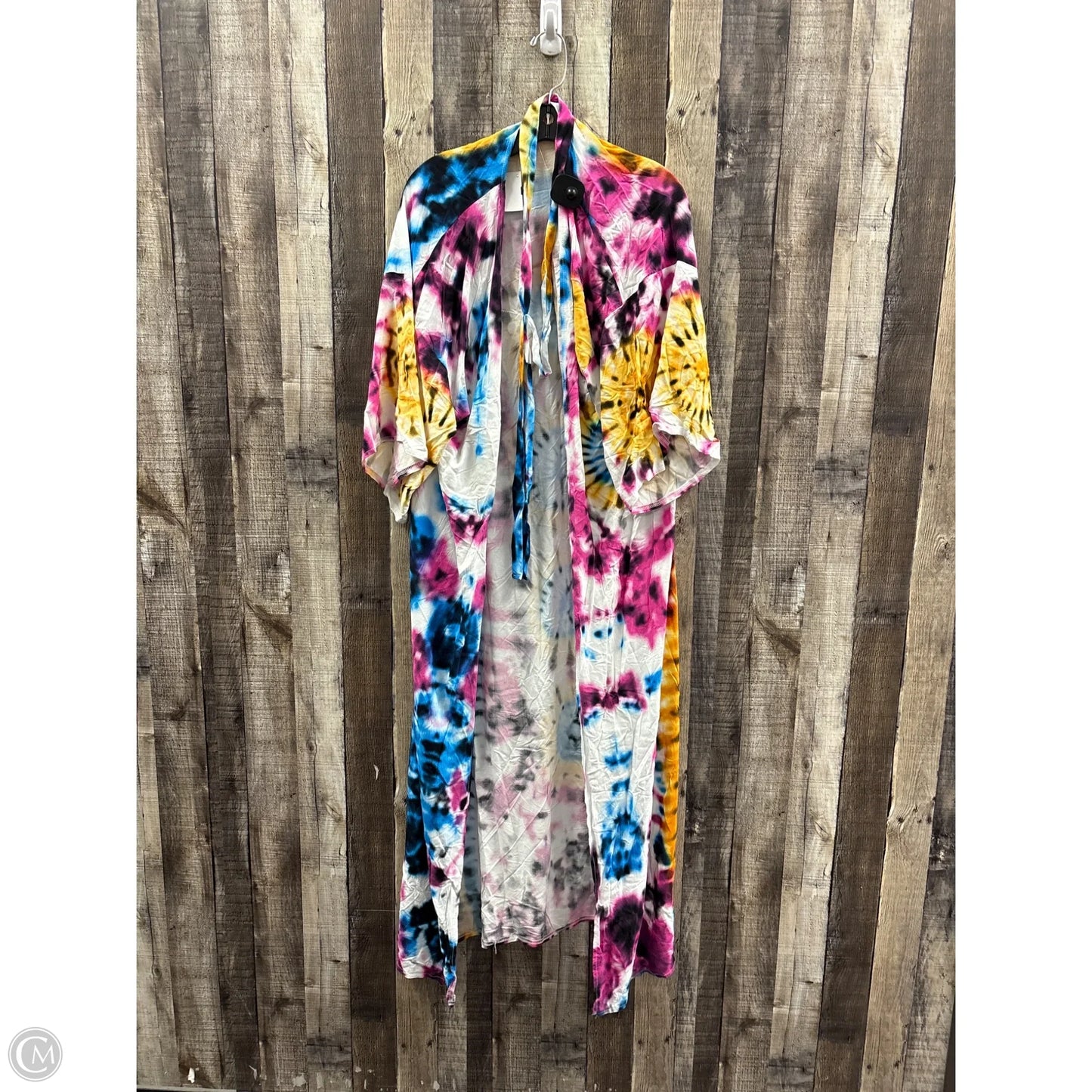 Kimono By Cmf In Tie Dye Print, Size: Osfm