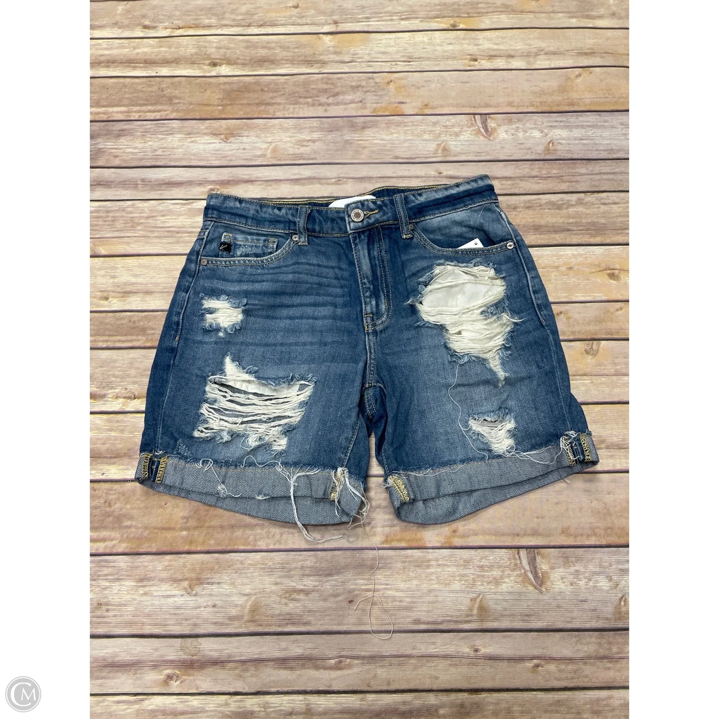 Shorts By Kancan In Blue Denim, Size: S