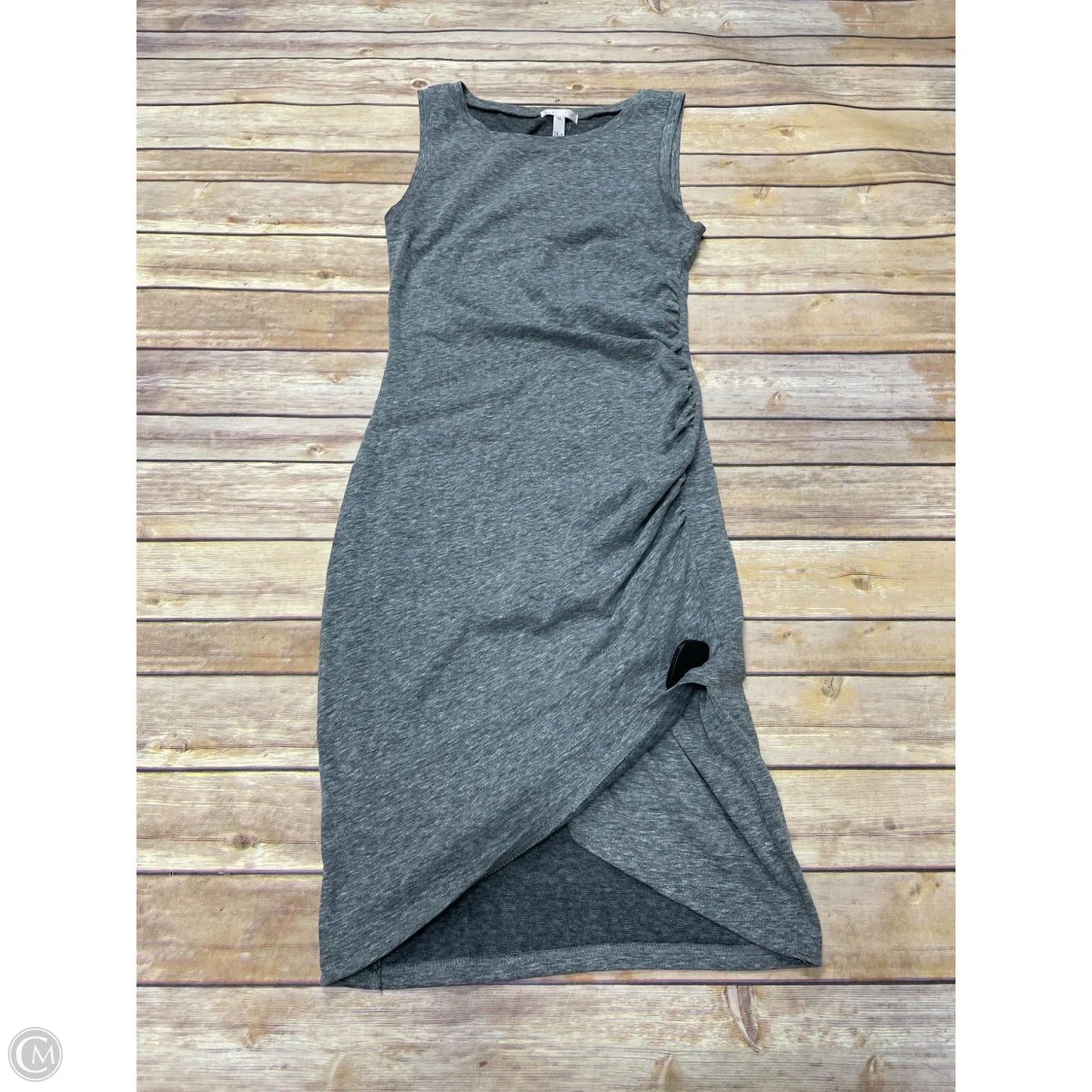 Dress Casual Midi By Leith In Grey, Size: Xs