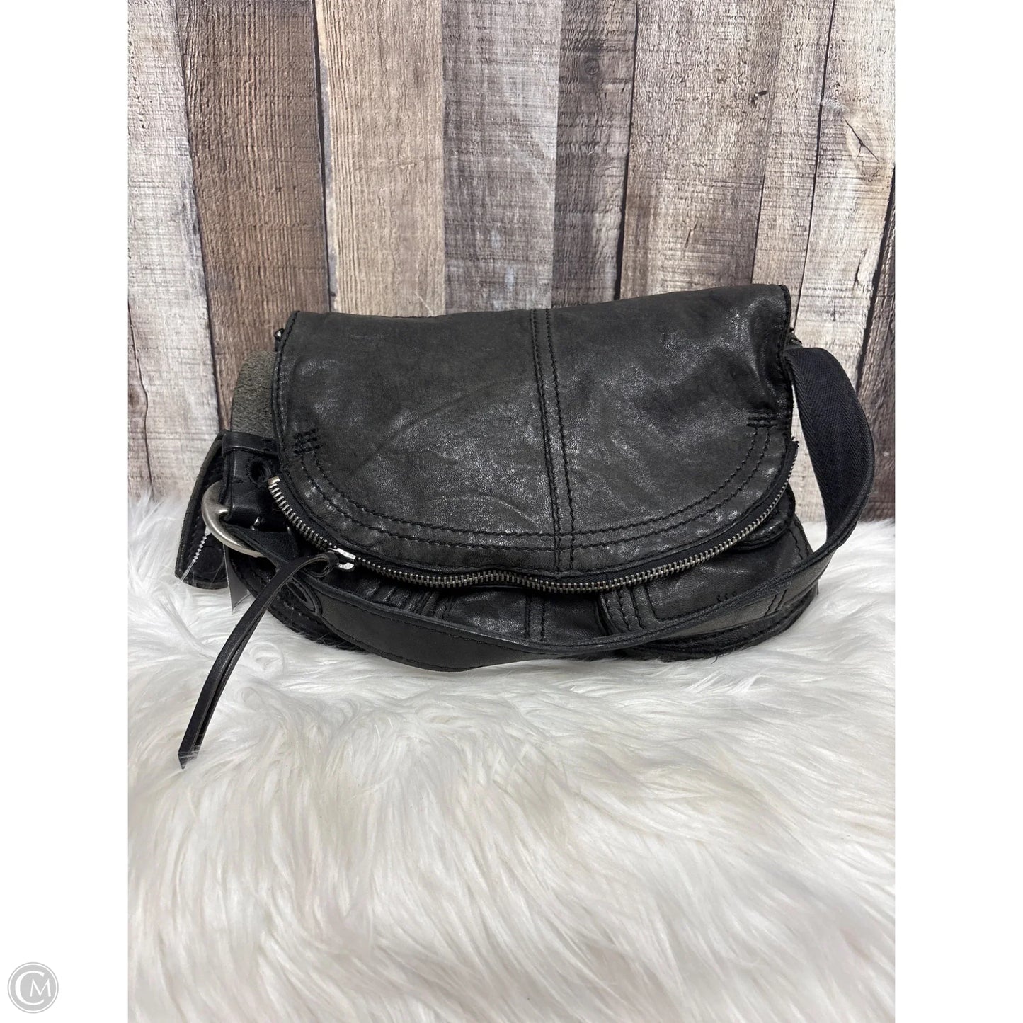 Handbag Leather By Lucky Brand, Size: Medium