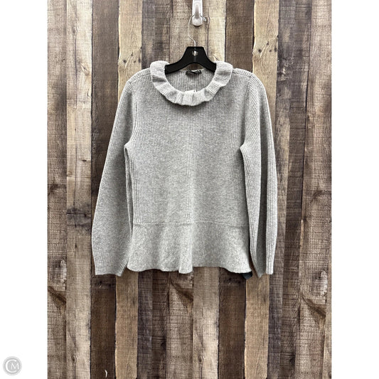 Sweater By Ann Taylor In Grey, Size: Xl