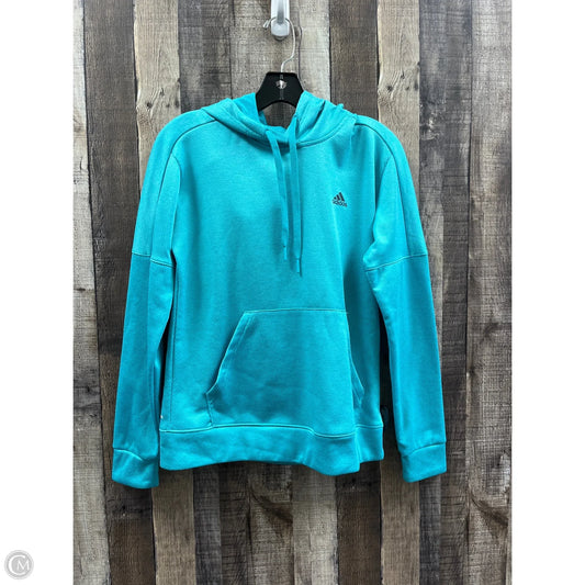 Athletic Jacket By Adidas In Green, Size: S