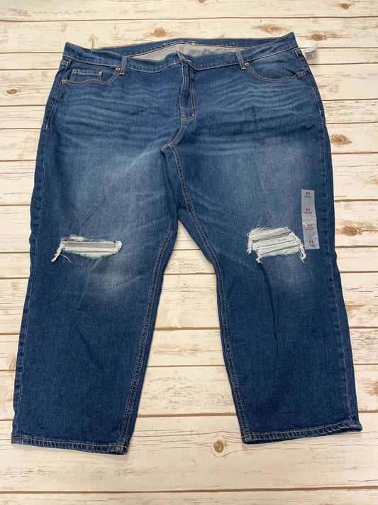 Jeans Boyfriend By Old Navy In Blue Denim, Size: 24