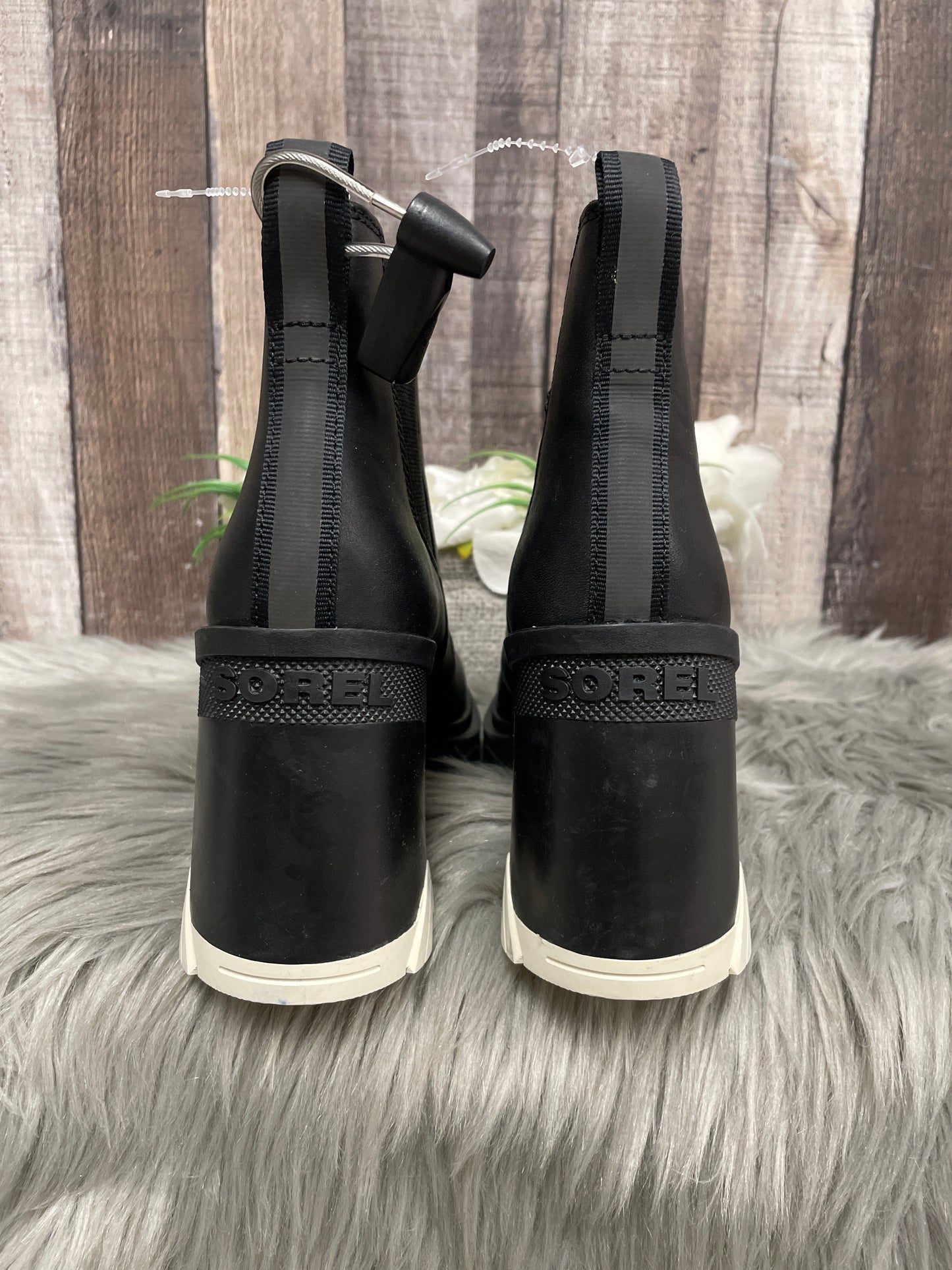 Boots Ankle Heels By Sorel In Black, Size: 7