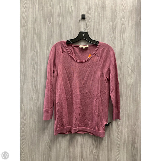 Top Long Sleeve By Loft In Mauve, Size: M