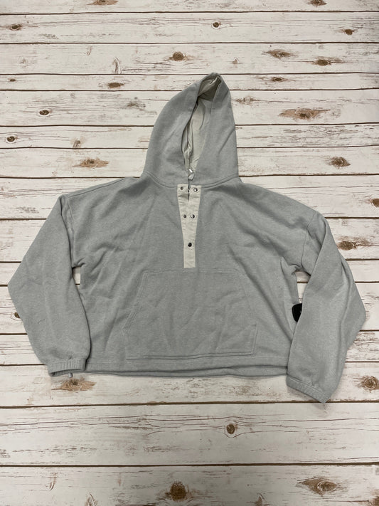 Athletic Top Long Sleeve Hoodie By Fabletics In Grey, Size: Xs