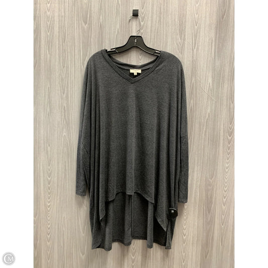 Top Long Sleeve By Umgee In Grey, Size: S