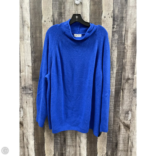 Sweater By Ava & Viv In Blue, Size: 3x