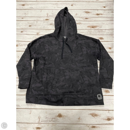 Athletic Sweatshirt Hoodie By Zella In Camouflage Print, Size: Xxl