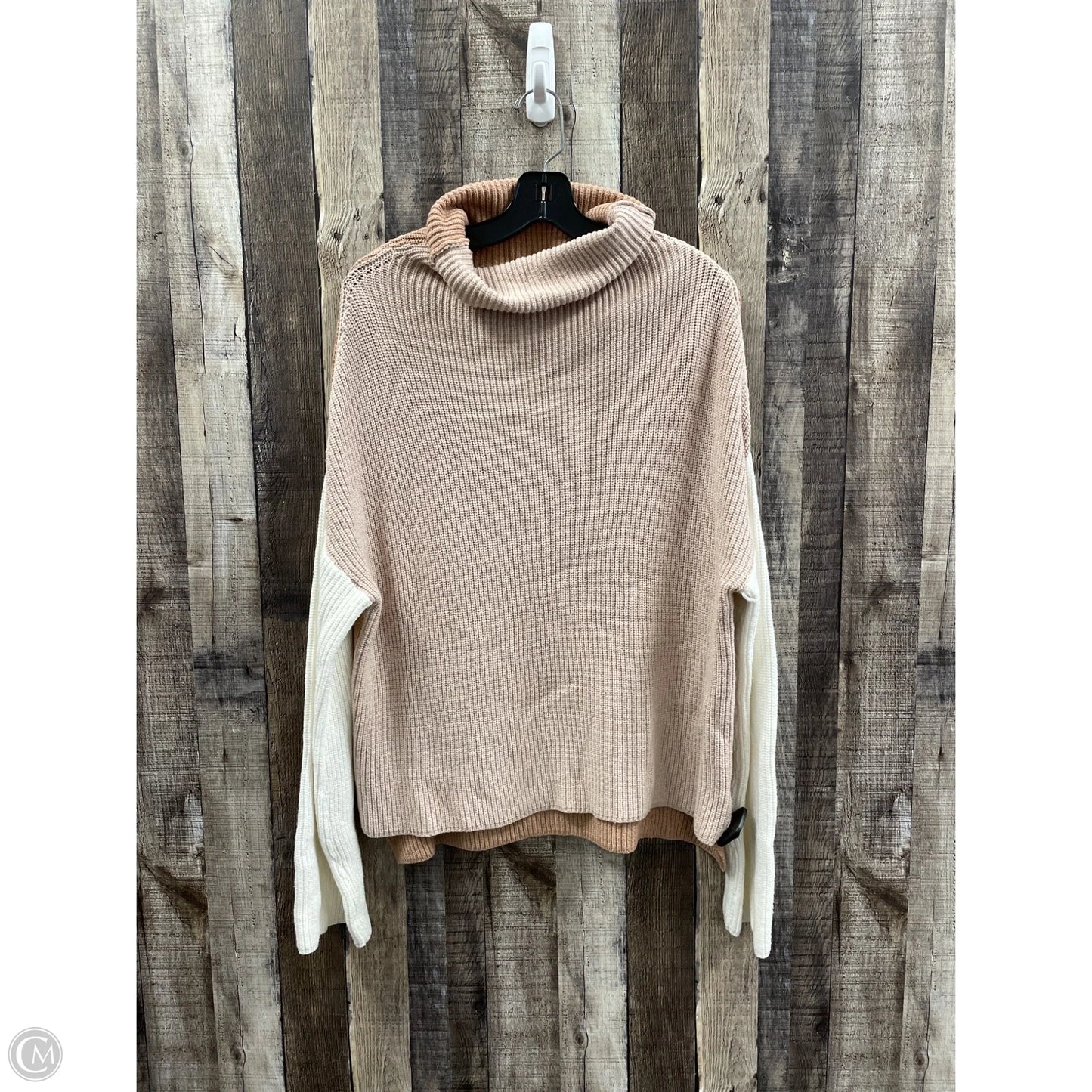 Sweater By Miracle In Multi-colored, Size: L