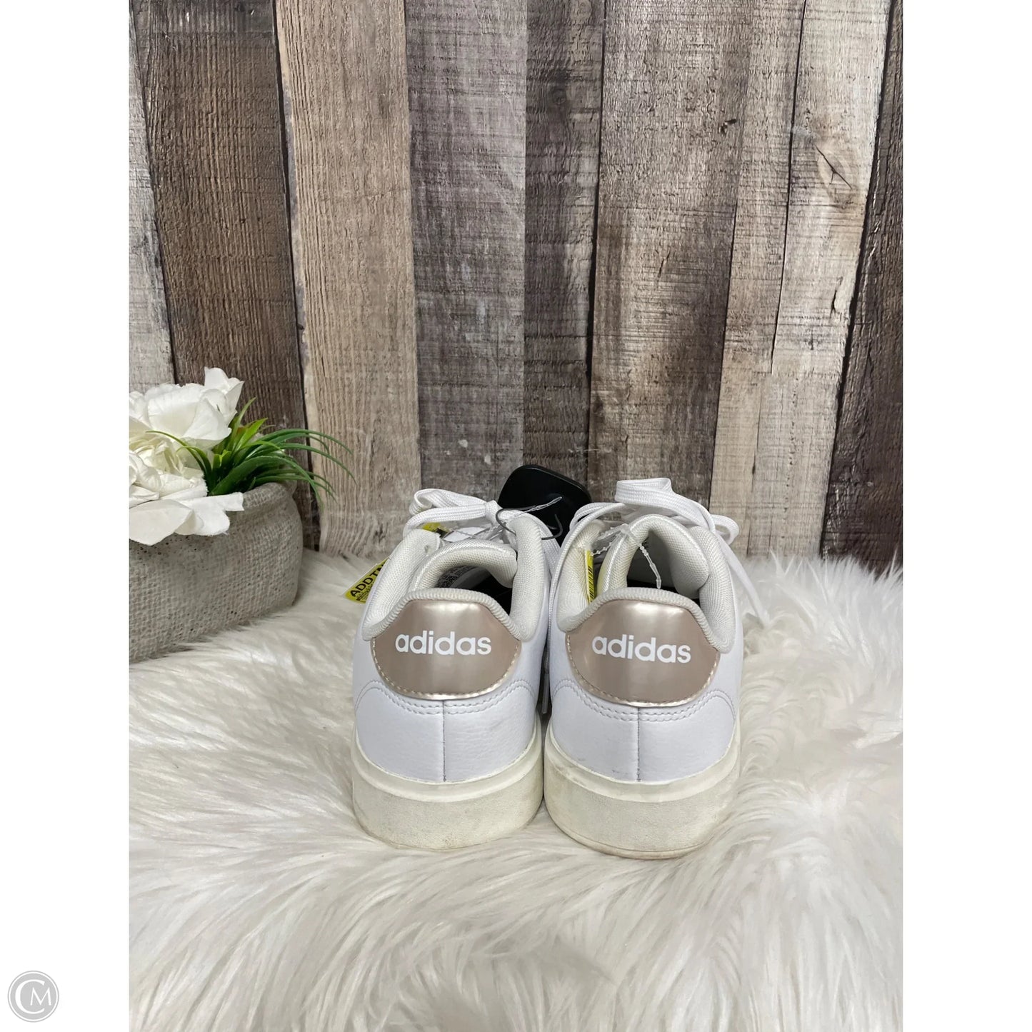 Shoes Athletic By Adidas In White, Size: 7