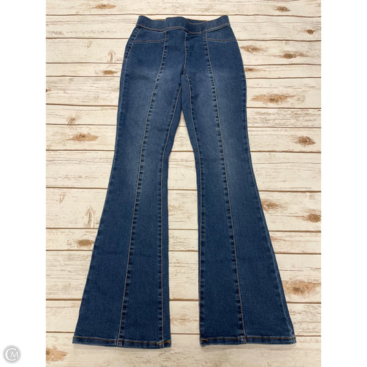 Jeans Flared By No Boundaries In Blue Denim, Size: S