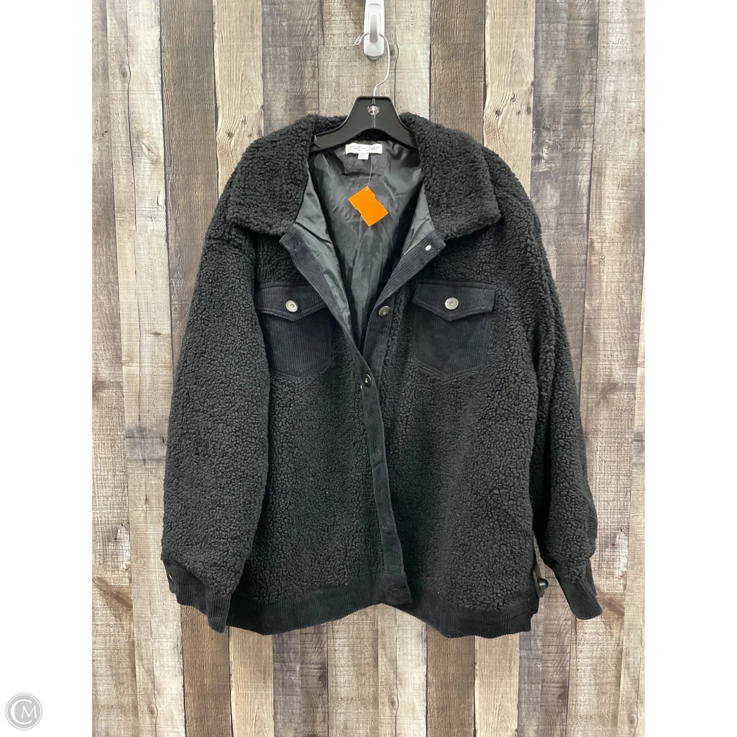 Jacket Fleece By She + Sky In Black, Size: 2x